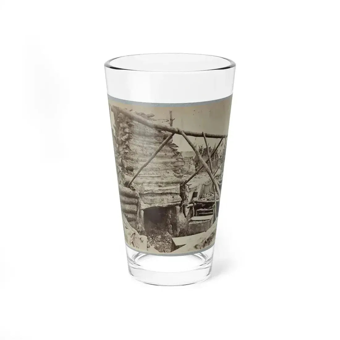 Abandoned Camp Of 9th Army Corps Near Falmouth, Va., February, 1863 001 (U.S. Civil War) Pint Glass 16oz 16oz - Go Mug Yourself
