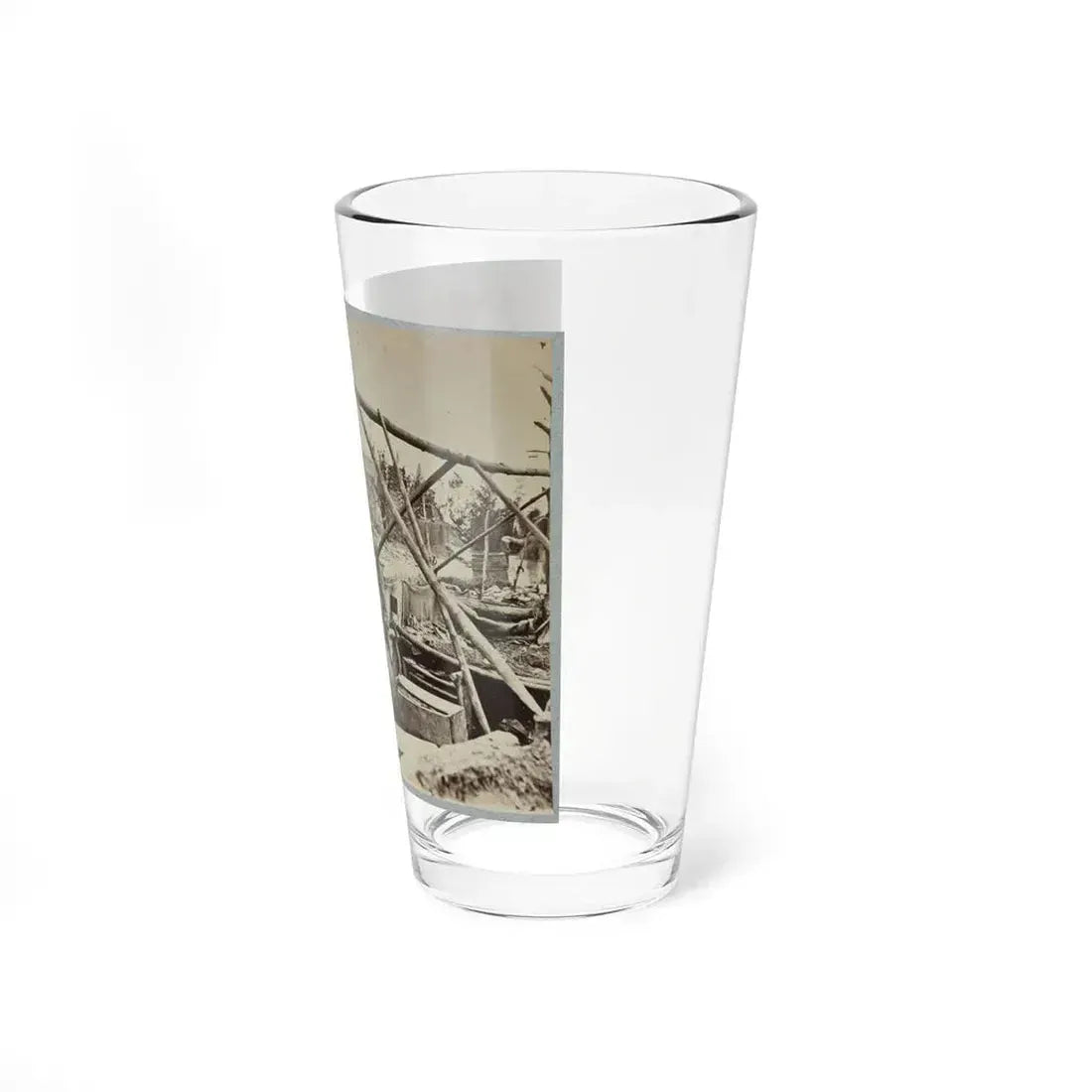 Abandoned Camp Of 9th Army Corps Near Falmouth, Va., February, 1863 001 (U.S. Civil War) Pint Glass 16oz - Go Mug Yourself