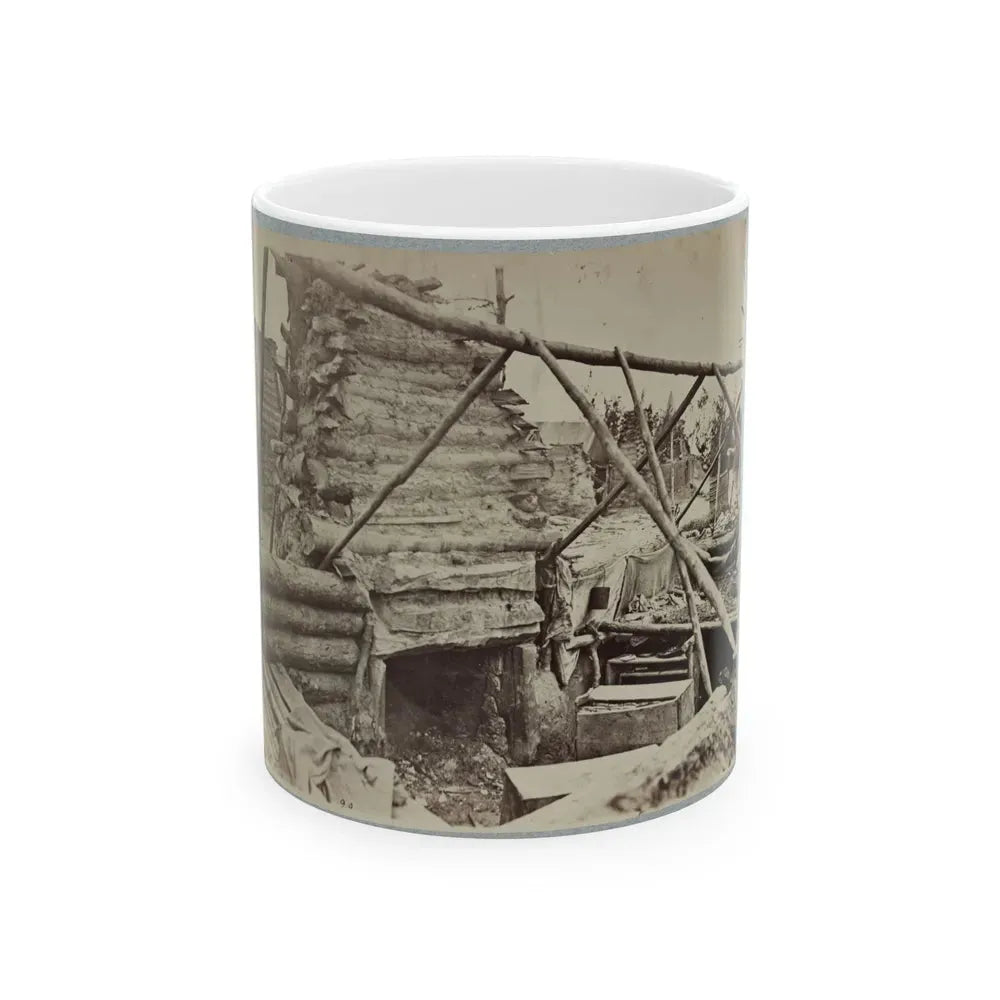 Abandoned Camp Of 9th Army Corps Near Falmouth, Va., February, 1863 001 (U.S. Civil War) White Coffee Mug 11oz - Go Mug Yourself