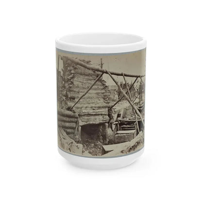 Abandoned Camp Of 9th Army Corps Near Falmouth, Va., February, 1863 001 (U.S. Civil War) White Coffee Mug 15oz - Go Mug Yourself