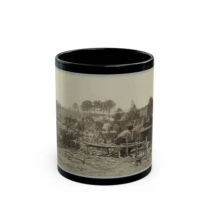 Abandoned Camp Of 9th Army Corps Near Falmouth, Va., February, 1863 (U.S. Civil War) Black Coffee Mug 11oz - Go Mug Yourself