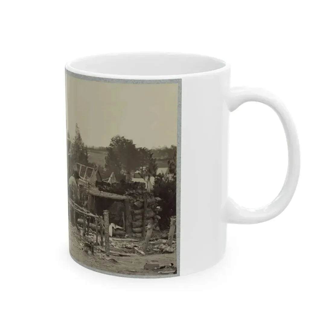 Abandoned Camp Of 9th Army Corps Near Falmouth, Va., February, 1863 (U.S. Civil War) White Coffee Mug - Go Mug Yourself