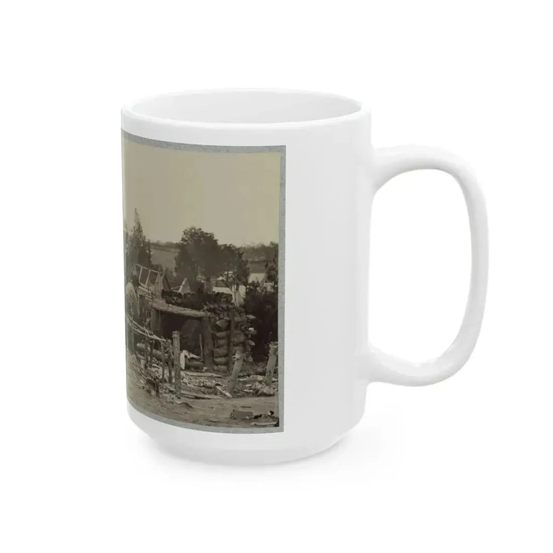 Abandoned Camp Of 9th Army Corps Near Falmouth, Va., February, 1863 (U.S. Civil War) White Coffee Mug - Go Mug Yourself