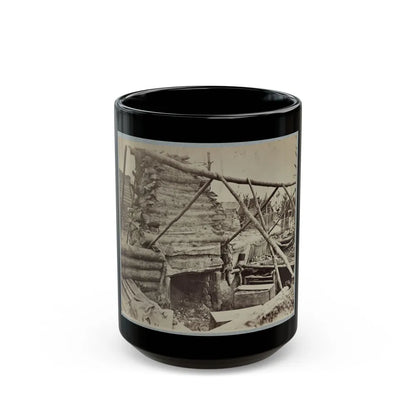 Abandoned Camp Of 9th Army Corps Near Falmouth, Va., February, 1863 001 (U.S. Civil War) Black Coffee Mug-15oz-Go Mug Yourself