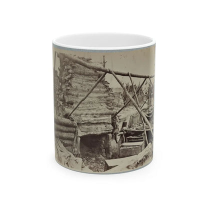 Abandoned Camp Of 9th Army Corps Near Falmouth, Va., February, 1863 001 (U.S. Civil War) White Coffee Mug-11oz-Go Mug Yourself