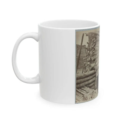 Abandoned Camp Of 9th Army Corps Near Falmouth, Va., February, 1863 001 (U.S. Civil War) White Coffee Mug-Go Mug Yourself