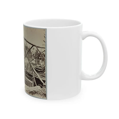 Abandoned Camp Of 9th Army Corps Near Falmouth, Va., February, 1863 001 (U.S. Civil War) White Coffee Mug-Go Mug Yourself