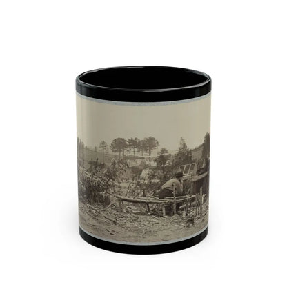 Abandoned Camp Of 9th Army Corps Near Falmouth, Va., February, 1863 (U.S. Civil War) Black Coffee Mug-11oz-Go Mug Yourself