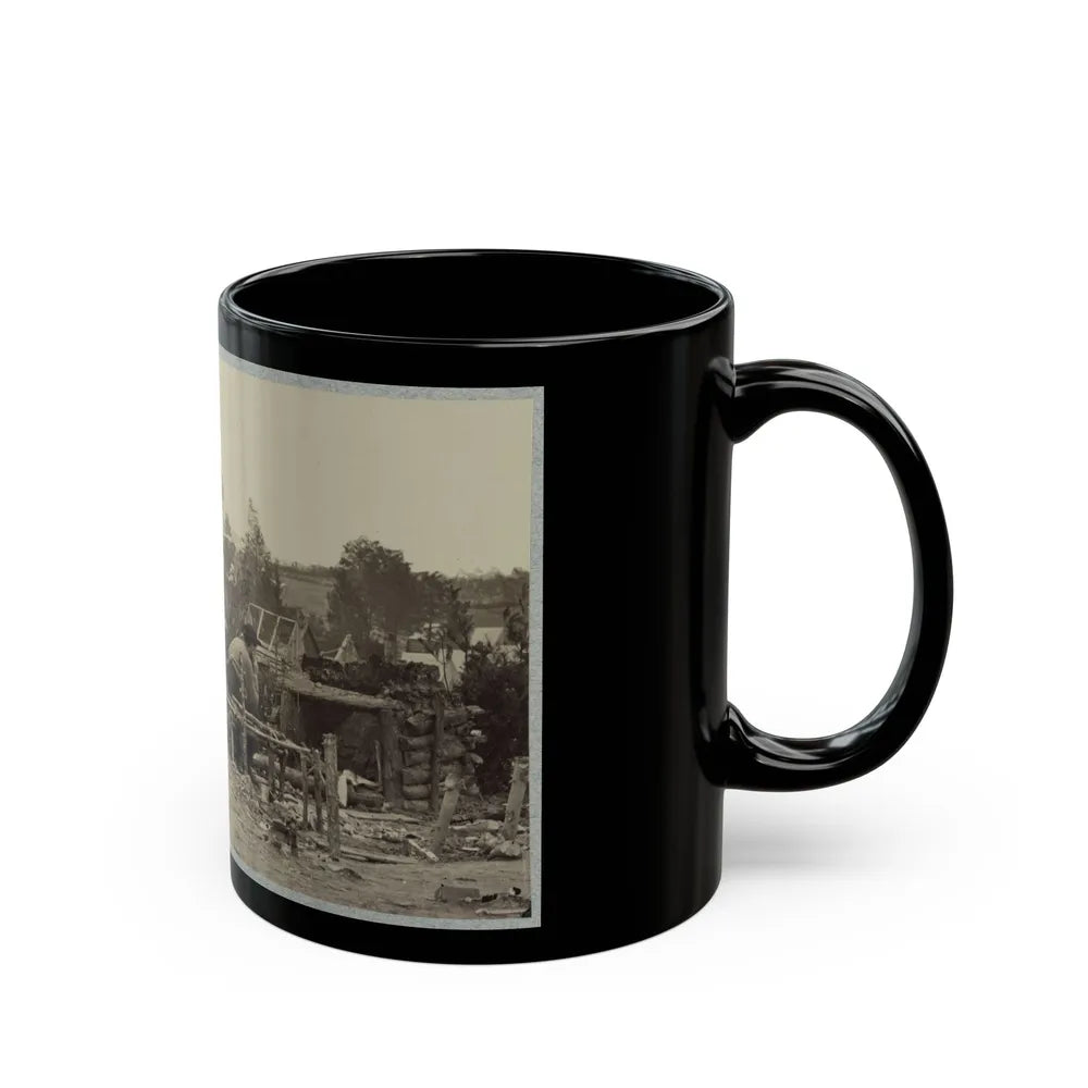 Abandoned Camp Of 9th Army Corps Near Falmouth, Va., February, 1863 (U.S. Civil War) Black Coffee Mug-Go Mug Yourself