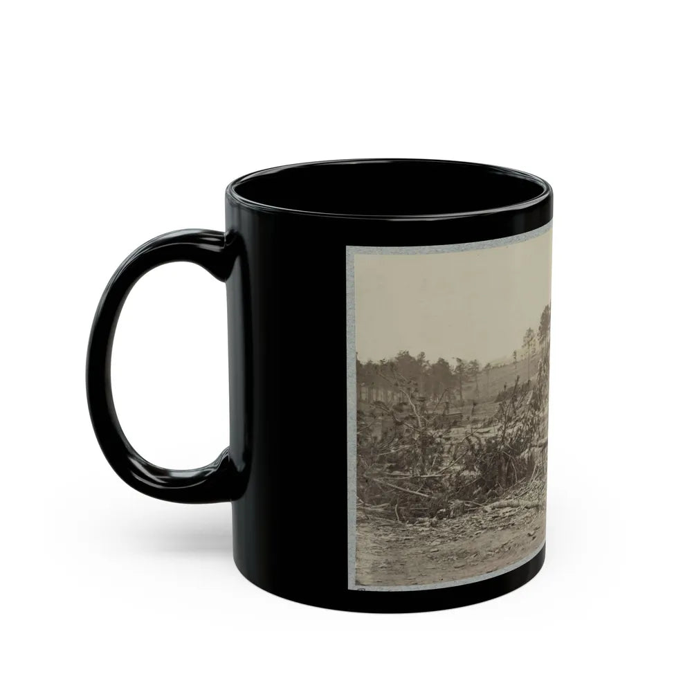 Abandoned Camp Of 9th Army Corps Near Falmouth, Va., February, 1863 (U.S. Civil War) Black Coffee Mug-Go Mug Yourself