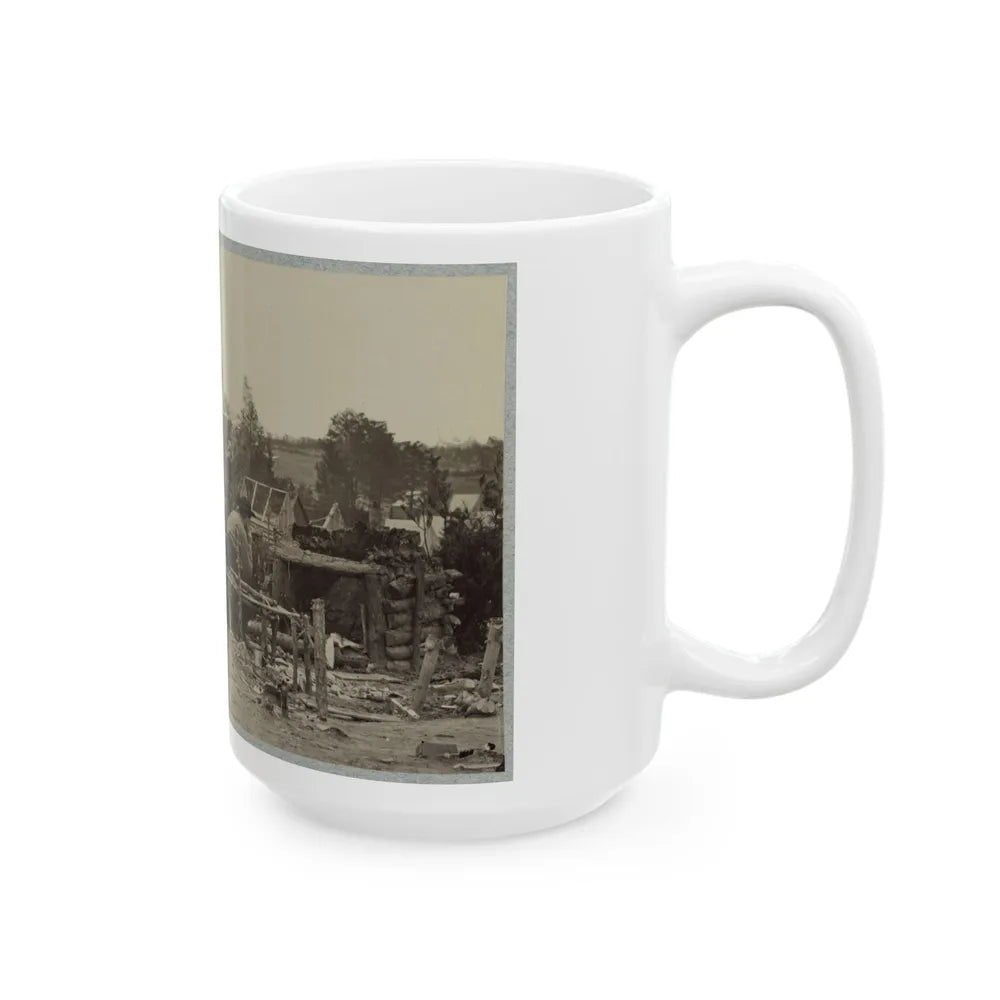 Abandoned Camp Of 9th Army Corps Near Falmouth, Va., February, 1863 (U.S. Civil War) White Coffee Mug-Go Mug Yourself