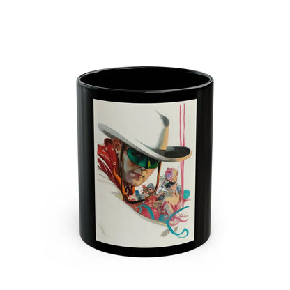 Collier's cover, January 1931 - Black Coffee Mug-11oz-Go Mug Yourself