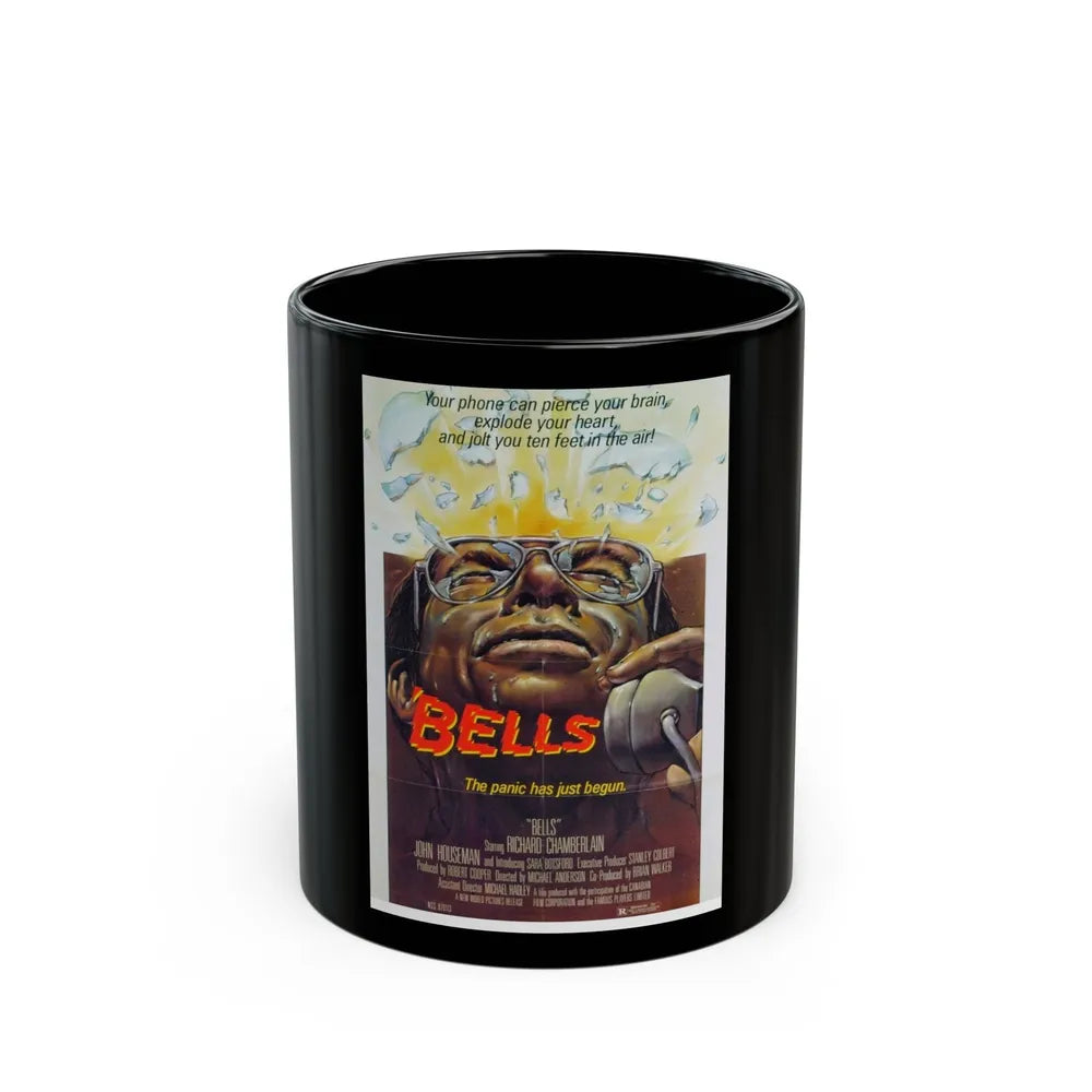 BELLS (MURDER BY PHONE) 1982 Movie Poster - Black Coffee Mug-11oz-Go Mug Yourself