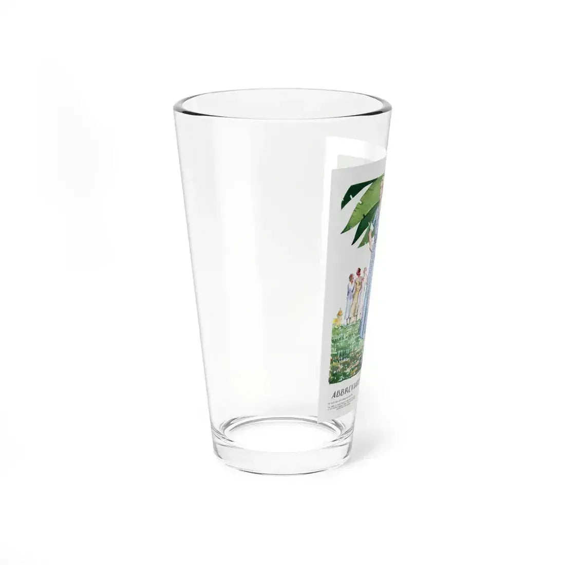 Abbreviates Its Tricky Sleeve, McCall's, February 1932 (Magazine Illustration) Pint Glass 16oz - Go Mug Yourself