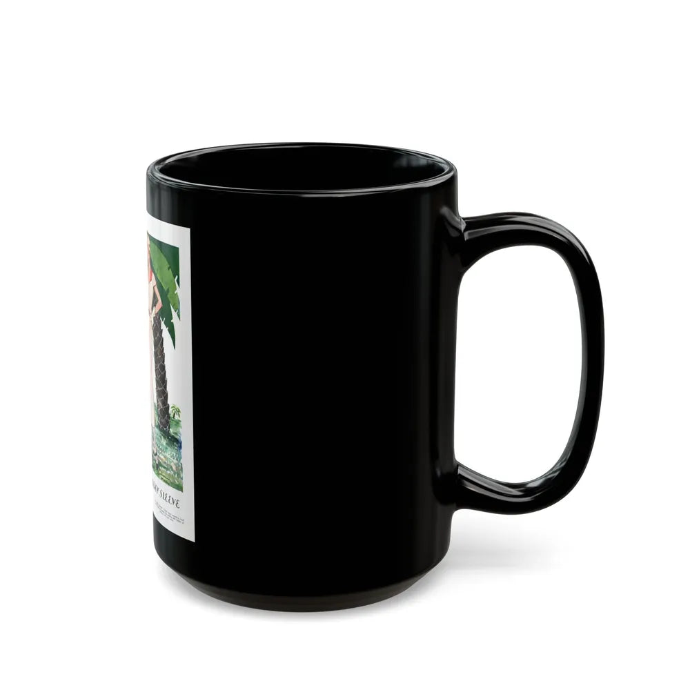 Abbreviates Its Tricky Sleeve, McCall's, February 1932 - Black Coffee Mug-Go Mug Yourself