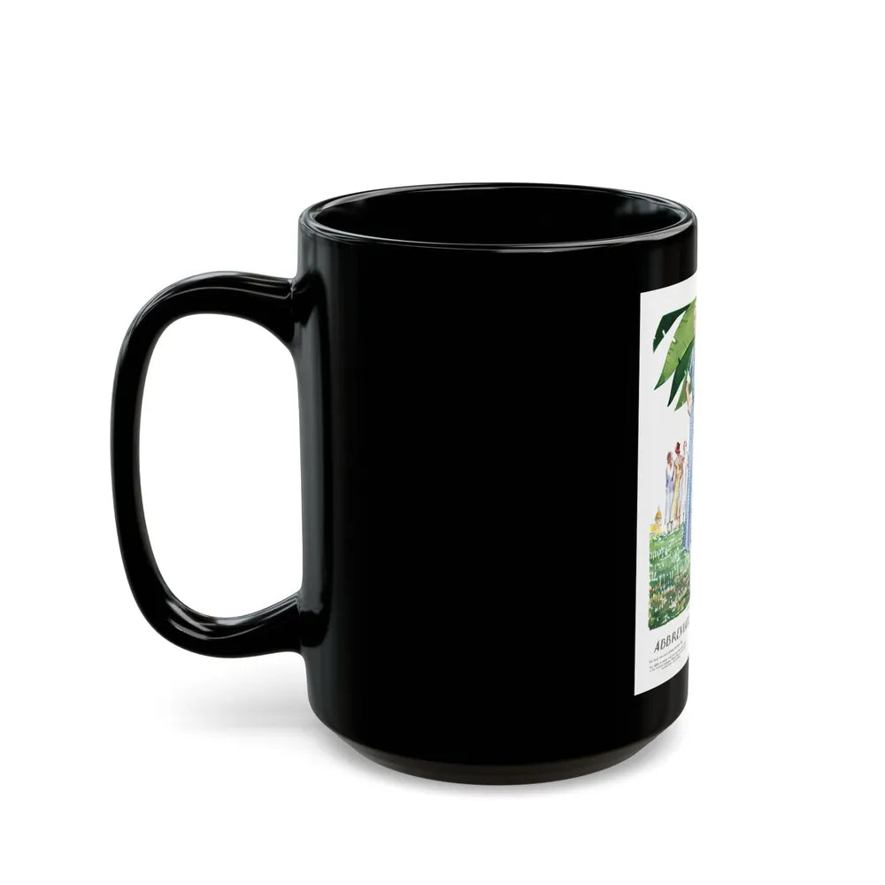 Abbreviates Its Tricky Sleeve, McCall's, February 1932 - Black Coffee Mug-Go Mug Yourself