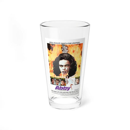 ABBY (THE BLACK EXORCIST 2) 1974 Movie Poster - Pint Glass 16oz-16oz-Go Mug Yourself