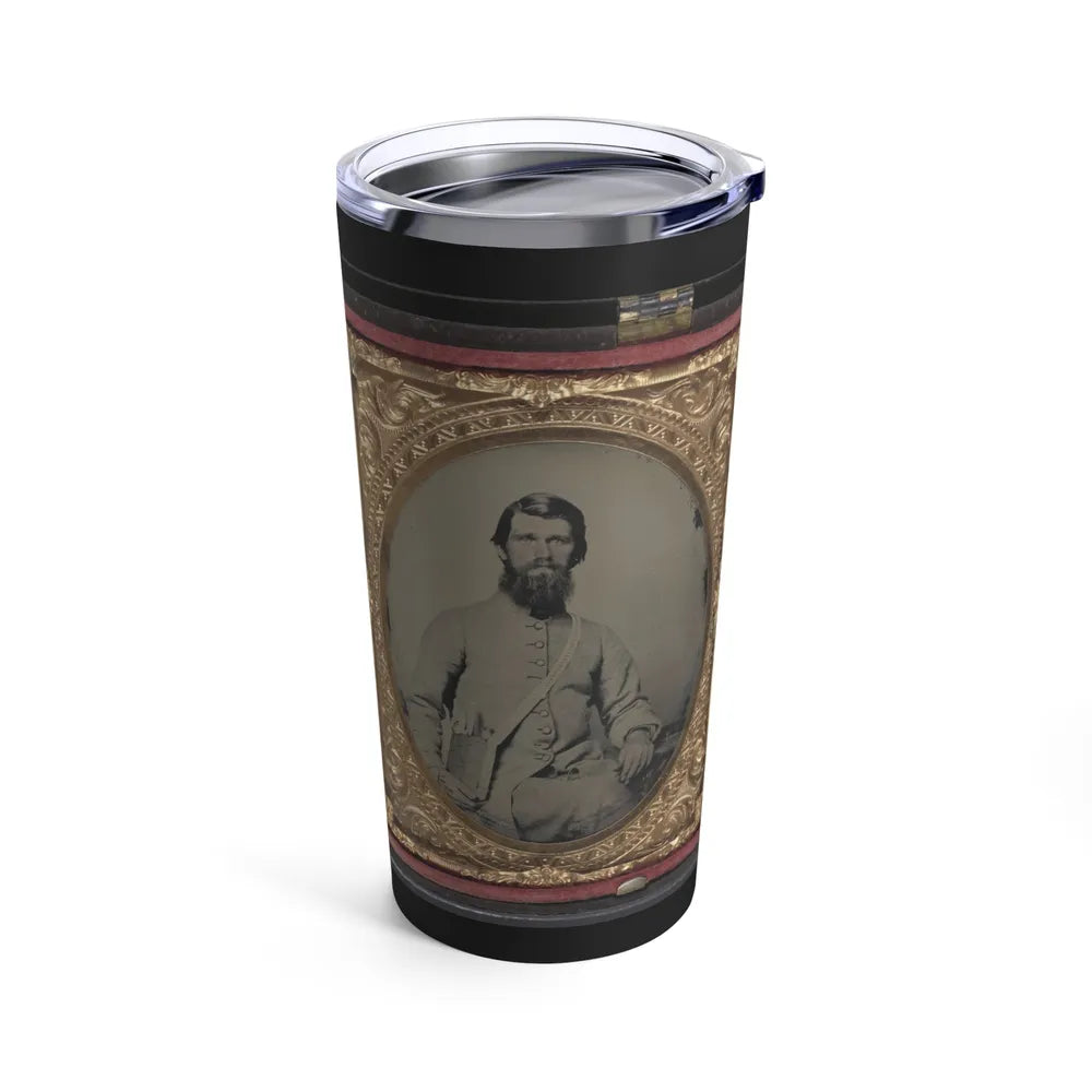 Dr. Alexander Harris Of 15th Virginia Infantry Regiment In Uniform And Dr. Harris With His Wife After The War (U.S. Civil War) Tumbler 20oz-Go Mug Yourself