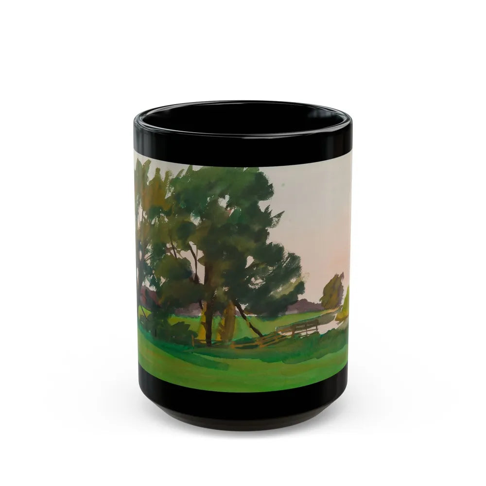 Country Life (1) - Black Coffee Mug-15oz-Go Mug Yourself