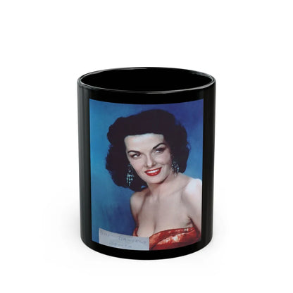 Jane Russell #164 (Vintage Female Icon) Black Coffee Mug-11oz-Go Mug Yourself