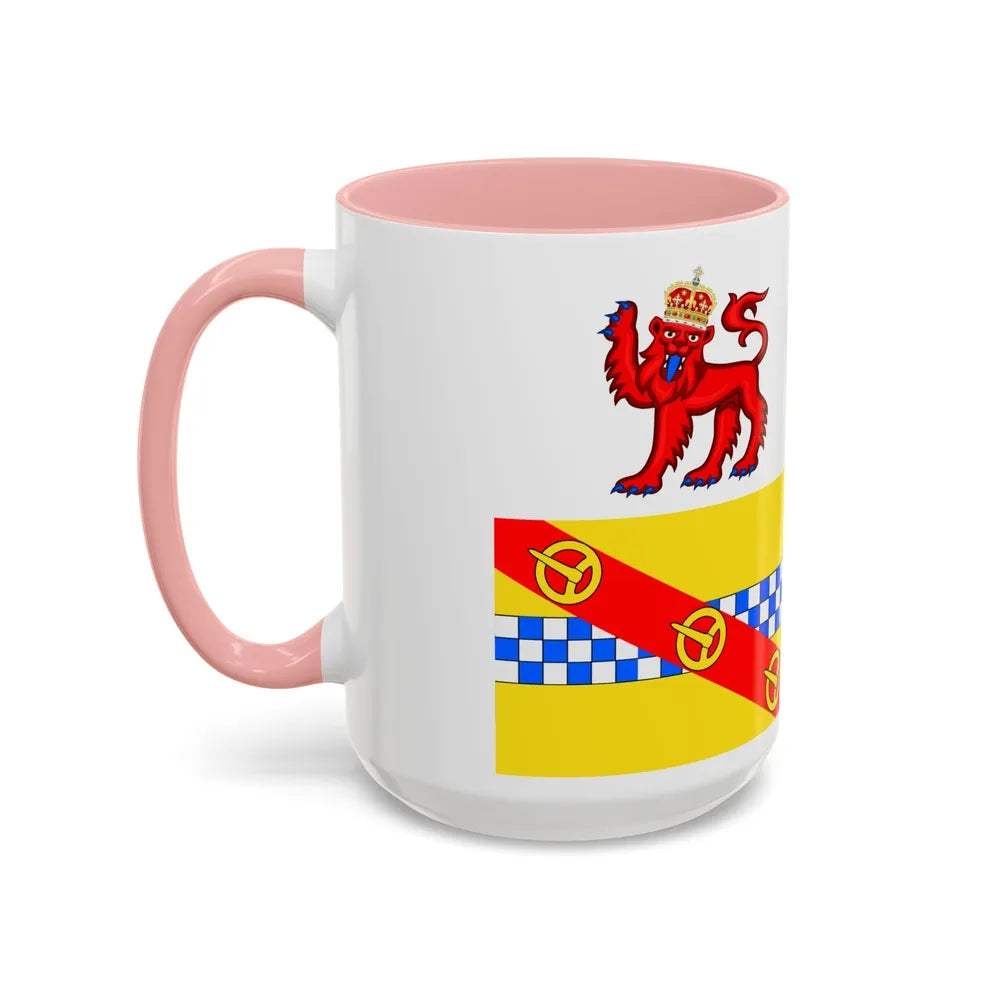 Flag of Angus UK - Accent Coffee Mug-Go Mug Yourself