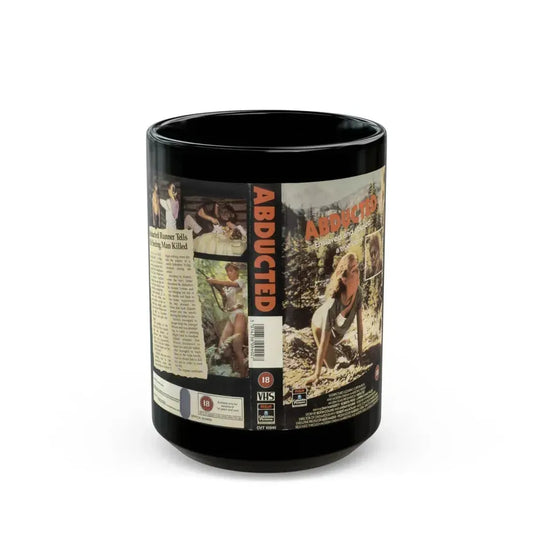 ABDUCTED (VHS COVER) - Black Coffee Mug 15oz - Go Mug Yourself