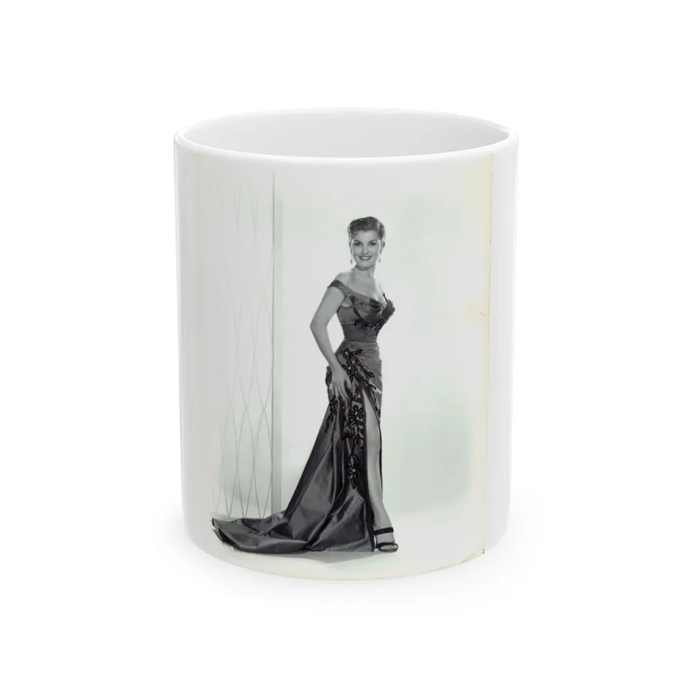 Debra Paget #140 (Vintage Female Icon) White Coffee Mug-11oz-Go Mug Yourself