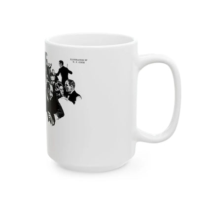 Ghost In The Wind, Liberty magazine, October 31, 1936 - White Coffee Mug-Go Mug Yourself