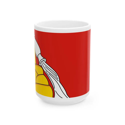 Flag of Voronezh Oblast Russia - White Coffee Mug-15oz-Go Mug Yourself