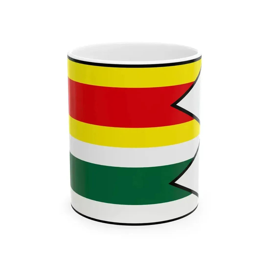 Abelova Lucenec Flag (Slovakia) White Coffee Mug 11oz - Go Mug Yourself