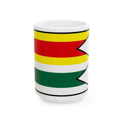 Abelova Lucenec Flag (Slovakia) White Coffee Mug 15oz - Go Mug Yourself