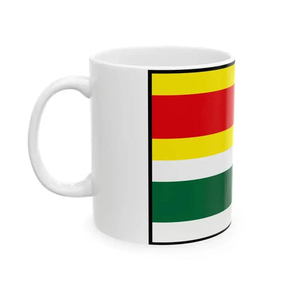 Abelova Lucenec Flag (Slovakia) White Coffee Mug - Go Mug Yourself