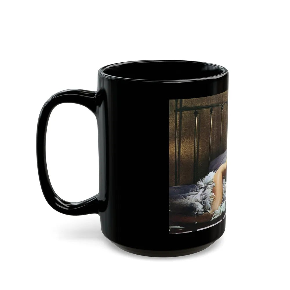 Kim Novak #342 (Vintage Female Icon) Black Coffee Mug-Go Mug Yourself