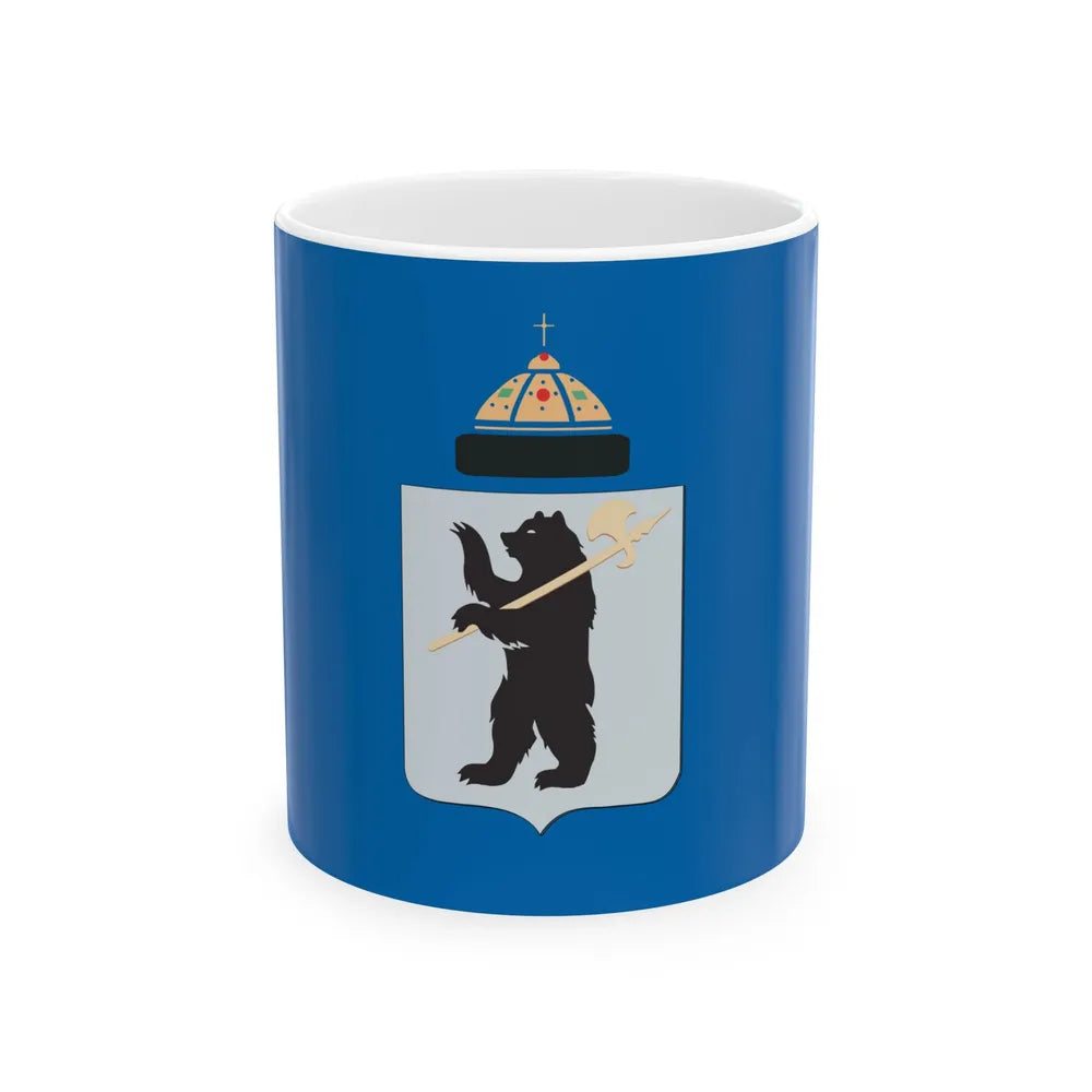 Flag of Yaroslavl Russia - White Coffee Mug-11oz-Go Mug Yourself