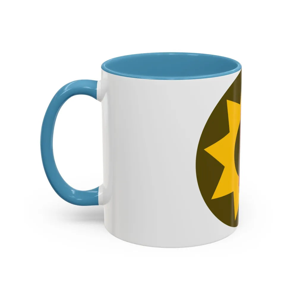 Pacific Coastal Frontier (U.S. Army) Accent Coffee Mug-Go Mug Yourself