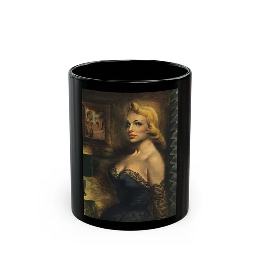 About Shorty, Esquire, January 1950 - Black Coffee Mug-11oz-Go Mug Yourself