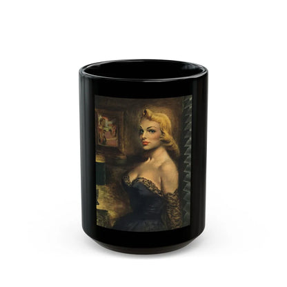 About Shorty, Esquire, January 1950 - Black Coffee Mug-15oz-Go Mug Yourself