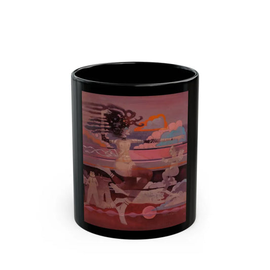 Above the Clouds - Black Coffee Mug-11oz-Go Mug Yourself