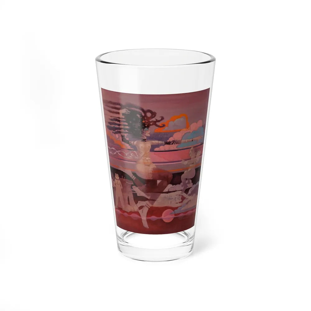 Above the Clouds (Magazine Illustration) Pint Glass 16oz-16oz-Go Mug Yourself