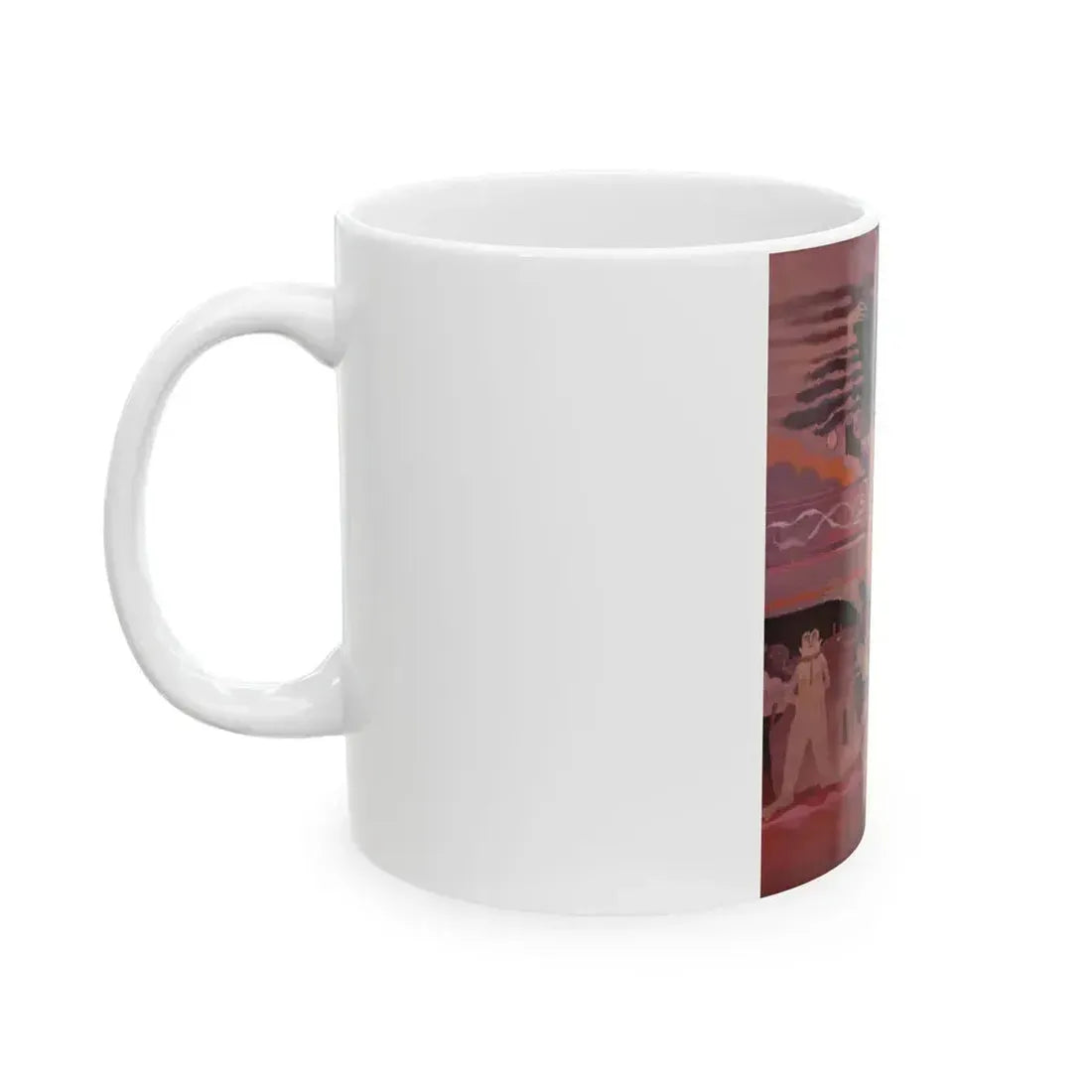 Above the Clouds - White Coffee Mug - Go Mug Yourself