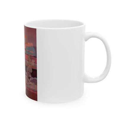 Above the Clouds - White Coffee Mug-Go Mug Yourself