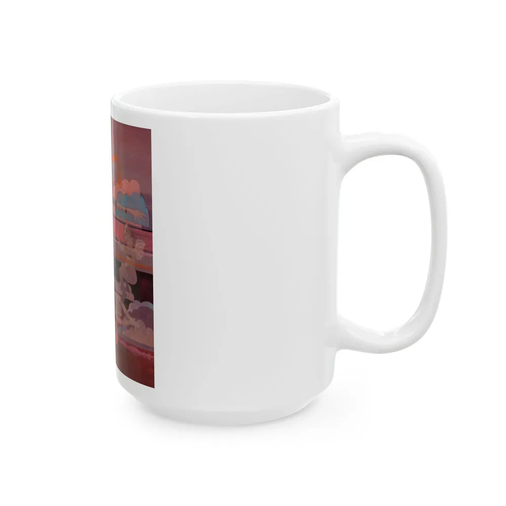 Above the Clouds - White Coffee Mug-Go Mug Yourself