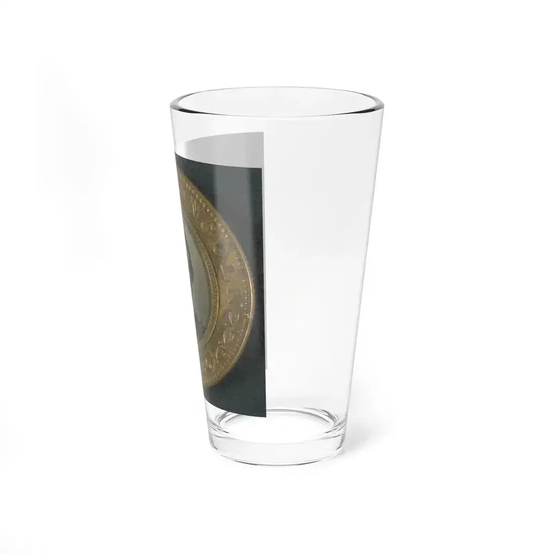 Abraham Lincoln-Hannibel Hamlin Campaign Button For 1860 Presidential Election (U.S. Civil War) Pint Glass 16oz - Go Mug Yourself