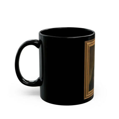 Abraham Lincoln, Life-size Portrait - Black Coffee Mug - Go Mug Yourself