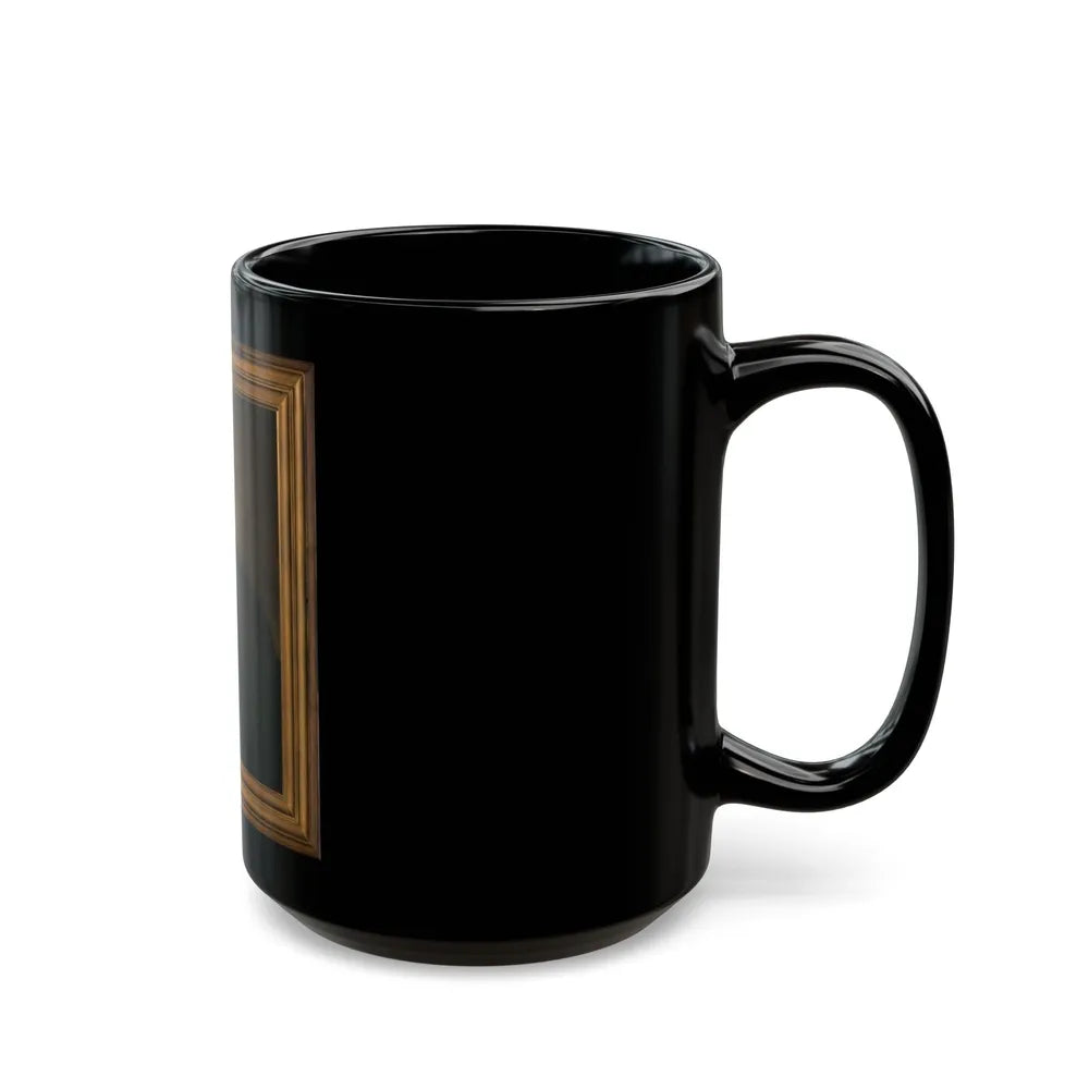 Abraham Lincoln, Life-size Portrait - Black Coffee Mug-Go Mug Yourself