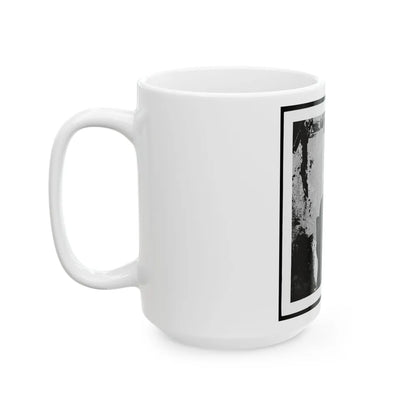 Abraham Lincoln, President Of The United States, Three-Quarter Length Portrait, Seated, Facing Right (U.S. Civil War) White Coffee Mug-Go Mug Yourself