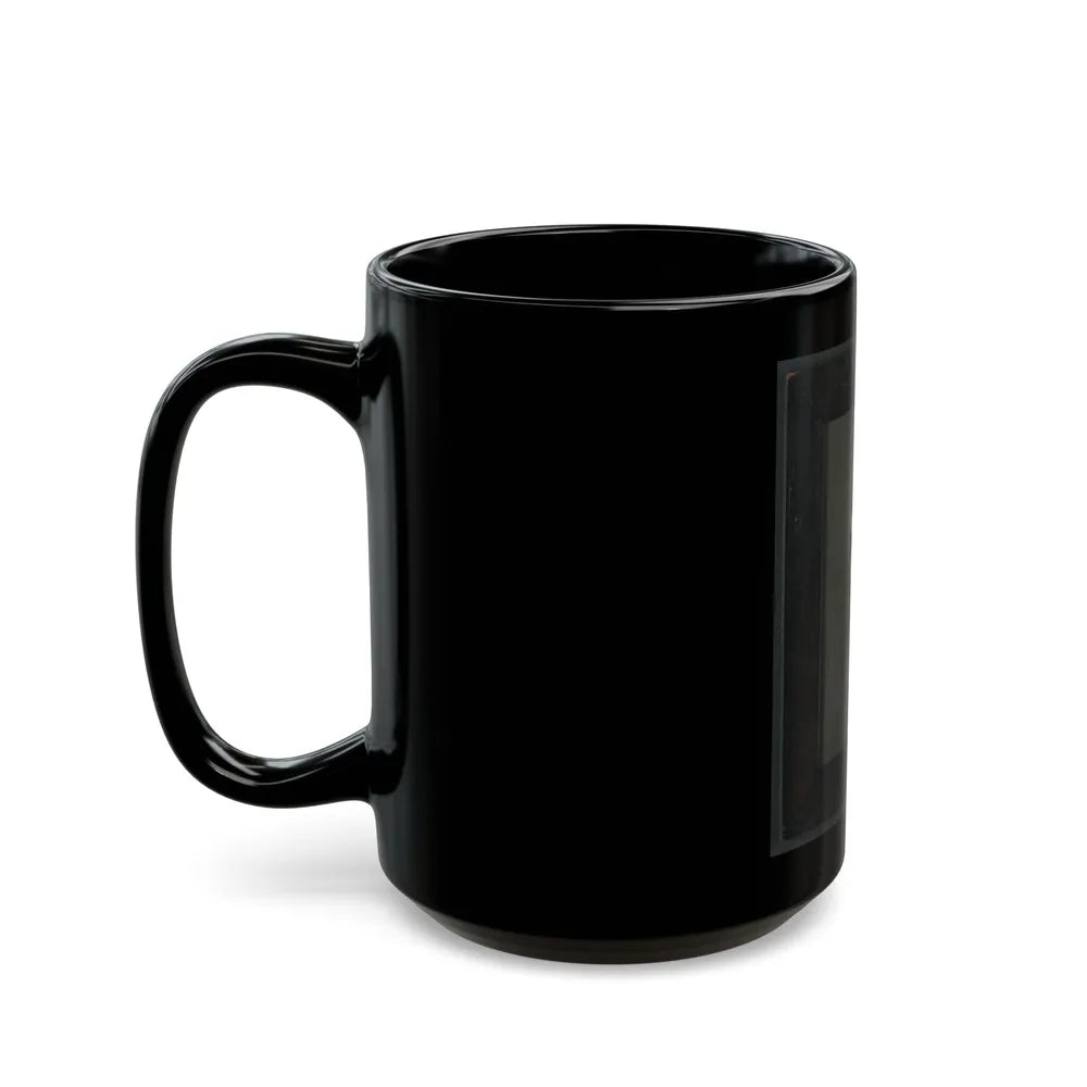 Abraham Lincoln, Presidential Candidate, Half-Length Portrait, Facing Right (U.S. Civil War) Black Coffee Mug-Go Mug Yourself