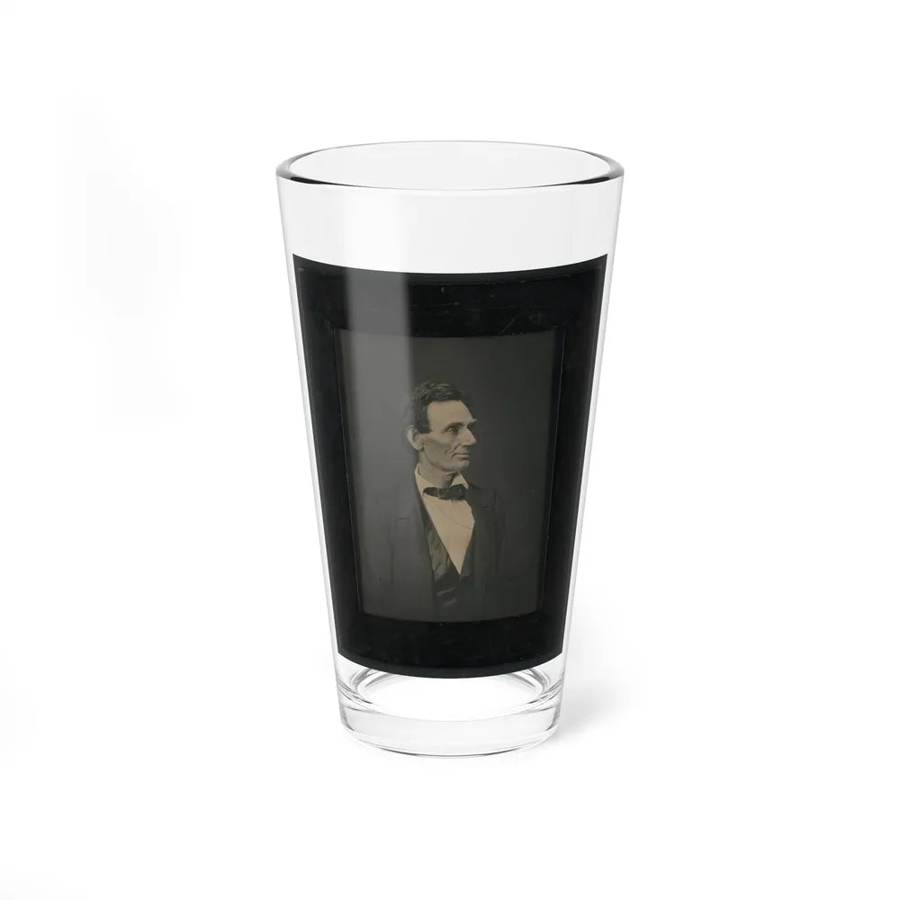 Abraham Lincoln, Presidential Candidate, Half-Length Portrait, Facing Right (U.S. Civil War) Pint Glass 16oz-16oz-Go Mug Yourself