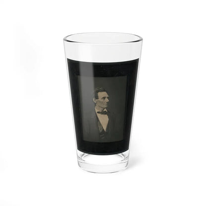 Abraham Lincoln, Presidential Candidate, Half-Length Portrait, Facing Right (U.S. Civil War) Pint Glass 16oz-16oz-Go Mug Yourself