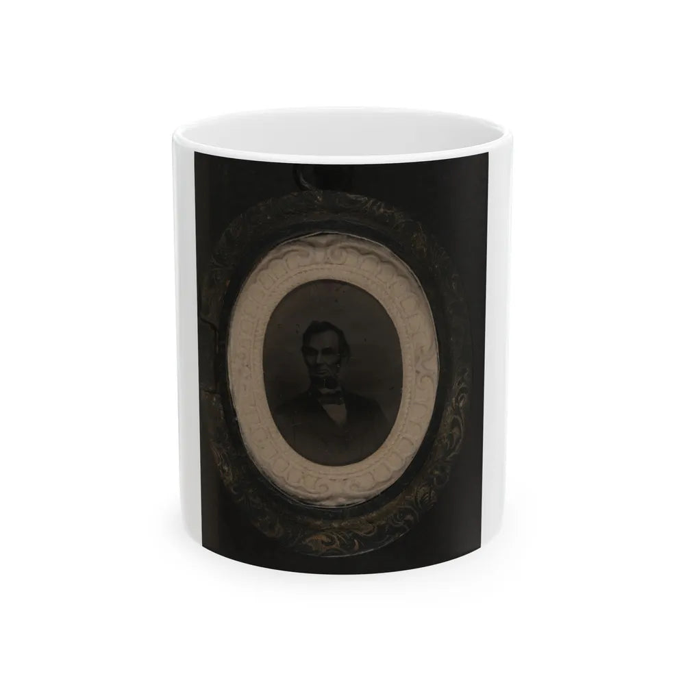 Abraham Lincoln (U.S. Civil War) White Coffee Mug-11oz-Go Mug Yourself